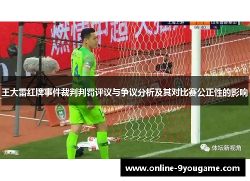 王大雷红牌事件裁判判罚评议与争议分析及其对比赛公正性的影响