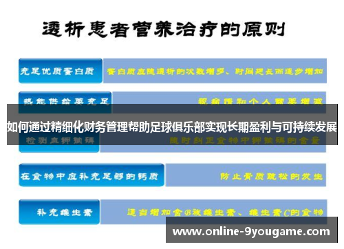 如何通过精细化财务管理帮助足球俱乐部实现长期盈利与可持续发展 如何通过精细化财务管理帮助足球俱乐部实现长期盈利与可持续发展
